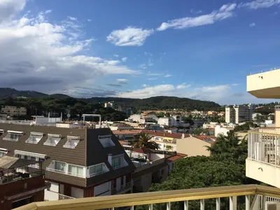 Vista general de una montaña o vista desde el apartamento