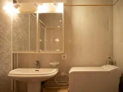 Un baño de Catalunya Apartament per 4 persones en edifici del passeig marítim amb vistes sobre la Vall d'Aro