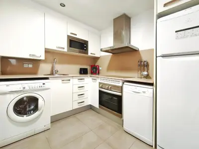 Una cocina o zona de cocina en Lugar perfecto en el Casco Antiguo de Girona