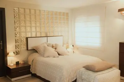 Cama o camas de una habitación en LLOGUER30 Vip's Loft, un encanto frente al mar
