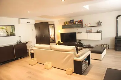 Zona de estar de LLOGUER30 Vip's Loft, un encanto frente al mar