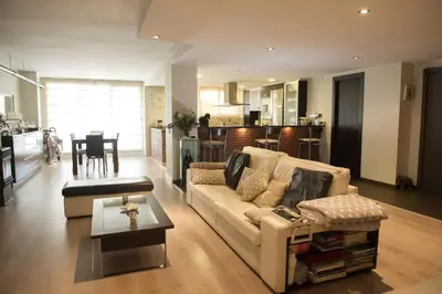 Zona de estar de LLOGUER30 Vip's Loft, un encanto frente al mar
