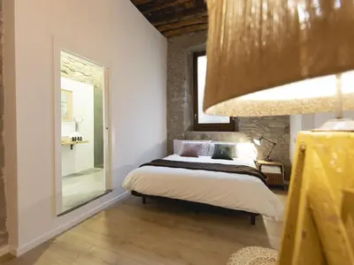 Cama o camas de una habitación en Bravissimo Bali, beautiful 2 bedroom apartment