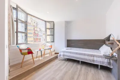 Cama o camas de una habitación en Bravissimo Rambla Eiffel Bridge 1
