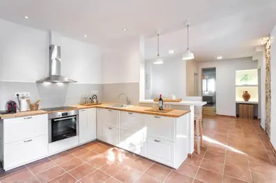 Una cocina o zona de cocina en Can Terrats