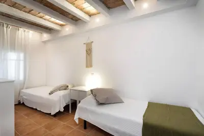 Cama o camas de una habitación en Can Terrats