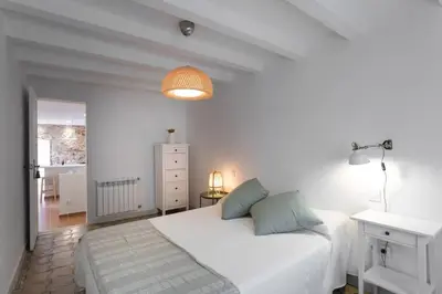 Cama o camas de una habitación en Can Terrats