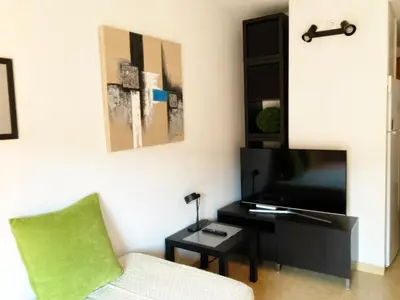 Zona de estar de CENTRICO y ACOGEDOR APARTAMENTO