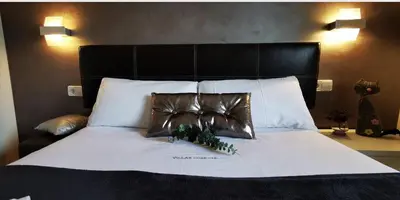 Cama o camas de una habitación en VILLAS COSETTE - Apartamento Ancora