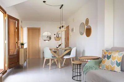 Zona de estar de Lets Holidays QUIET APARTMENT 5 minutes TO THE BEACH 2