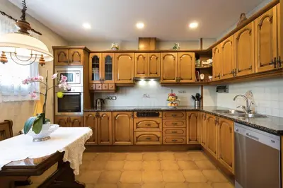 Una cocina o zona de cocina en Villa Paquita
