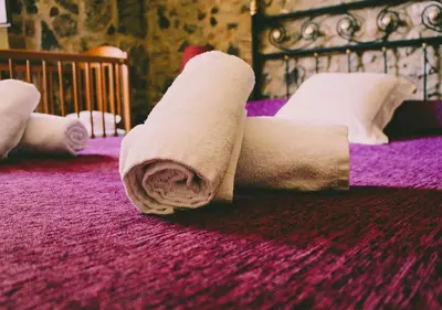 Cama o camas de una habitación en Masia Can Solà Gros