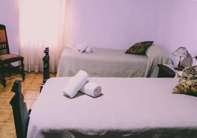 Cama o camas de una habitación en Masia Can Solà Gros