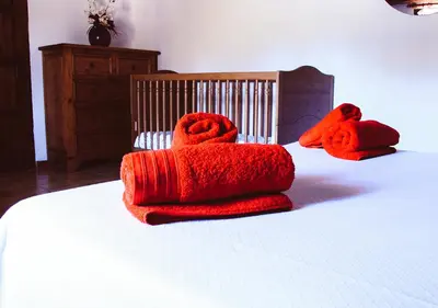 Cama o camas de una habitación en Masia Can Solà Gros