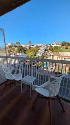 Un balcón o terraza de Arena Gold Euroviajeros apartaments