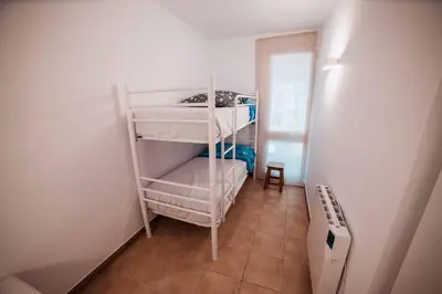 Cama o camas de una habitación en Apartamento reformado a 2 minutos de la playa en Calella!