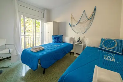Cama o camas de una habitación en Apartamentos Costa Brava Las Vistas