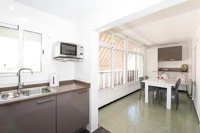 Una cocina o zona de cocina en Apartamentos Costa Brava Las Vistas