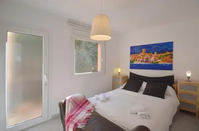 Cama o camas de una habitación en VILLA SANT RAMON - REF 043
