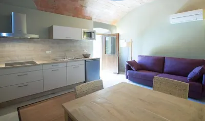 Una cocina o zona de cocina en Apartamentos en la Rectoria de Regencós