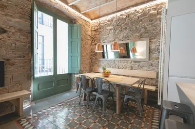 Zona de estar de Bravissimo Mercaders, beautiful 3 bedroom apartment