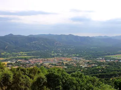 Paisaje cerca de esta villa