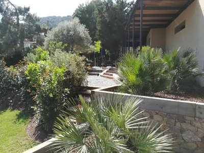 Jardín al aire libre en L'Aixart Aiguablava Hotel