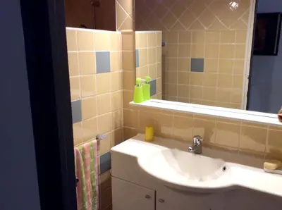 Un baño de Cozy Apartment in Palamós 65m² + Sea View