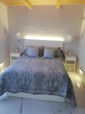 Cama o camas de una habitación en Nueva suite jacuzzi relax beach & mountain