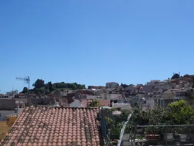 Vista general de Blanes o vista desde el hostal o pensión