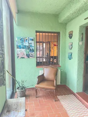 Zona de estar de Casa La Gavina Blanca