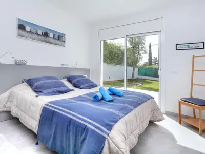 Cama o camas de una habitación en Holiday Home Almendro by Interhome