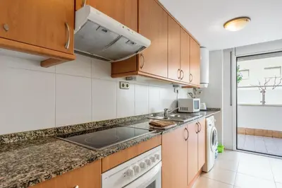 Una cocina o zona de cocina en Elegant Apartment in Lloret de Mar, 85 m² with Pool
