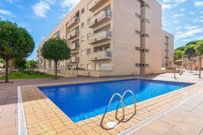 Piscina en o cerca de Elegant Apartment in Lloret de Mar, 85 m² with Pool