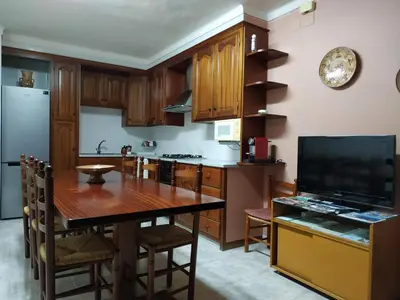 Una cocina o zona de cocina en Casa cèntrica a La Bisbal d'Empordà