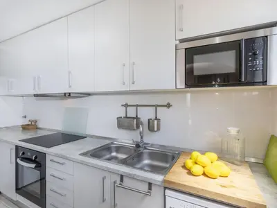 Una cocina o zona de cocina en Apartment Cala Salionc by Interhome