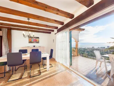 Un balcón o terraza de Holiday Home Puig Romani-2 by Interhome