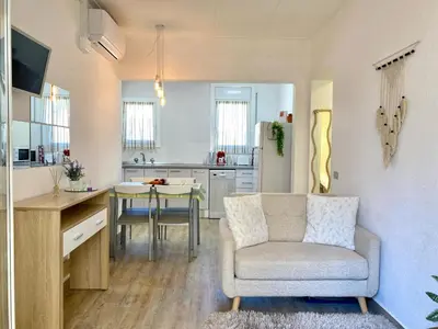 Zona de estar de Apartment Aquarius by Interhome