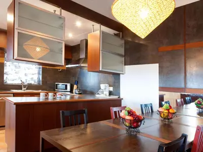 Una cocina o zona de cocina en Holiday Home Mas Ambros by Interhome