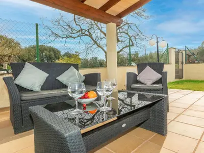Zona de estar de Holiday Home Can Cals by Interhome