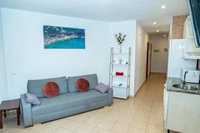 Una cocina o zona de cocina en Apartament Central
