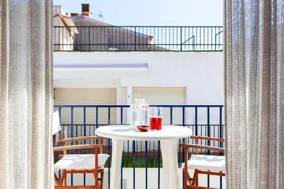 Un balcón o terraza de Charming apartment in Llafranc - city view, 70 m²