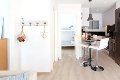 Una cocina o zona de cocina en Charming apartment in Llafranc - city view, 70 m²