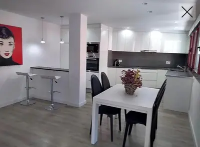 Una cocina o zona de cocina en Apartamento totalmente reformado en 1ª linea