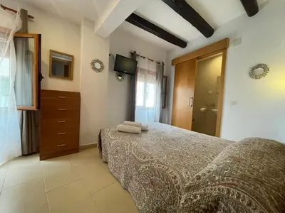 Cama o camas de una habitación en P&R hostals Codolar