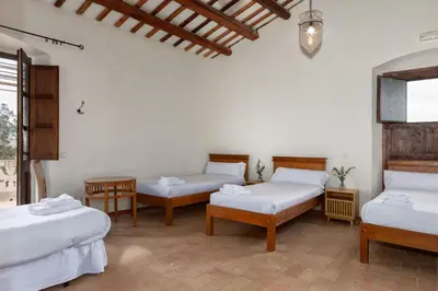 Cama o camas de una habitación en Flateli Casa Indiana