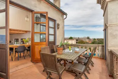 Un balcón o terraza de Flateli Casa Indiana