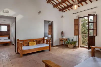 Cama o camas de una habitación en Flateli Casa Indiana