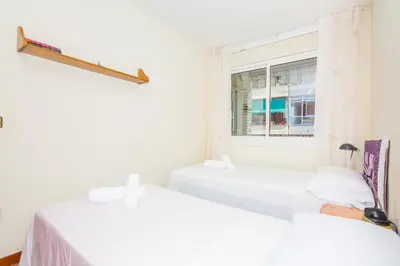 Cama o camas de una habitación en HomeHolidaysRentals Keyla