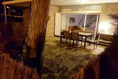 Zona de estar de Spacious house in Platja d'Aro